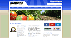 Desktop Screenshot of andros-engineering.com
